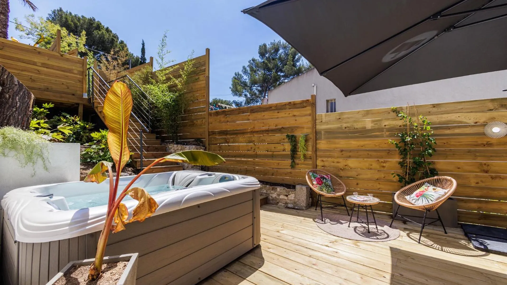 Osmoz En Vau - Jacuzzi, Clim Par Dodo A Cassis公寓 0*, 卡西斯